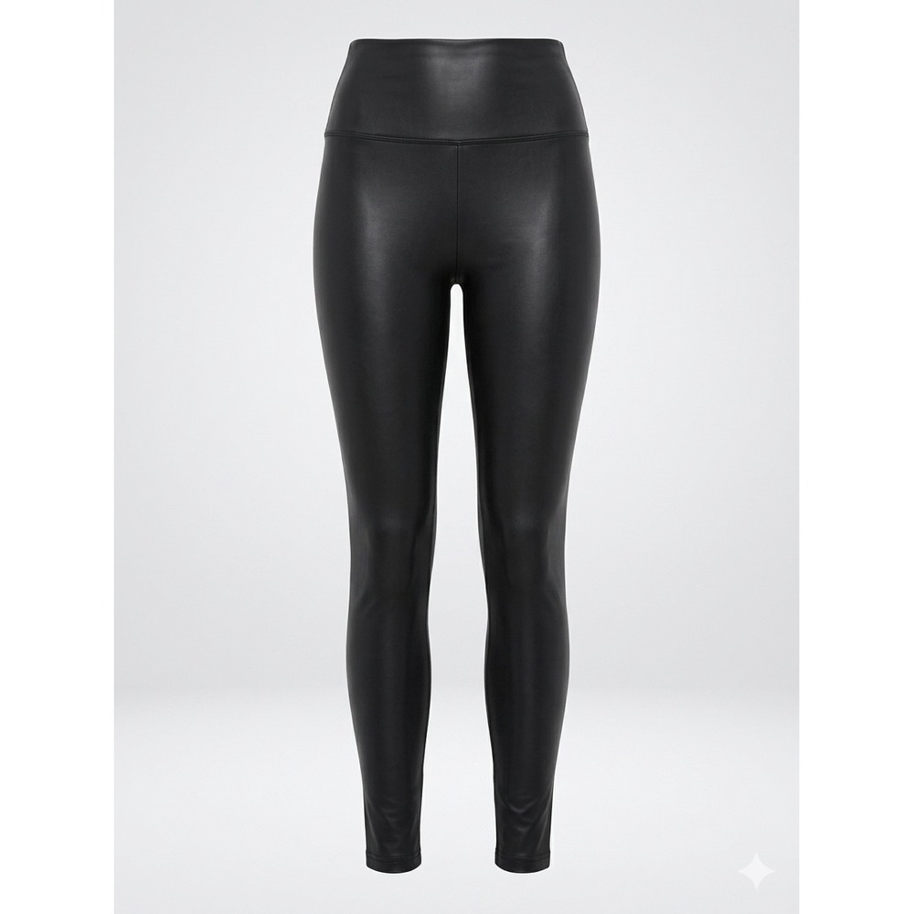 OFFLINE by Aerie Black Faux Leather High Rise Leggings‎ Medium